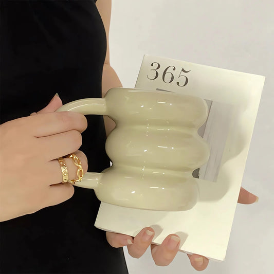 Wavy Ceramic Mugs