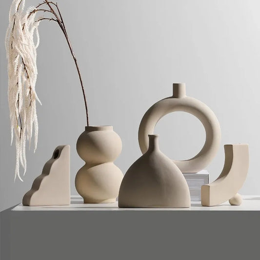 Nordic Minimalist Ceramic Decor