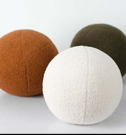 Round Wool Cushion Nordic Ball
